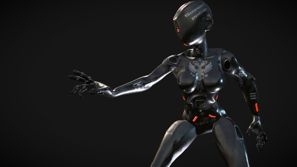 robot lola 3d model